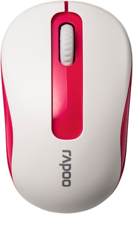 Muis Rapoo "M10 Plus" 2.4 GHz draadloze optisch, Rood