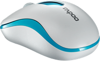Muis Rapoo "M10 Plus" 2.4 GHz draadloze optisch, Blauw-3