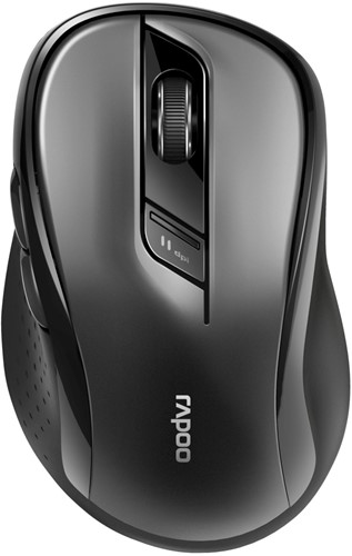Muis Rapoo "M500 Silent" stille multimodus draadloos, Zwart