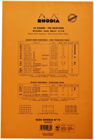 Schrijfblok Rhodia A4 80vel lijn oranje-2