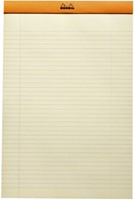 Schrijfblok Rhodia A4 80vel lijn oranje-1