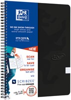 Spiraalblok Oxford Touch A4 ruit 5mm 70 vel zwart-3