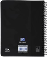 Spiraalblok Oxford Touch A5 ruit 5mm 70 vel zwart-2