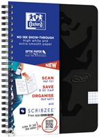 Spiraalblok Oxford Touch A5 ruit 5mm 70 vel zwart-3