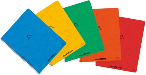 Schrift A5 spiraal 120blz lijn