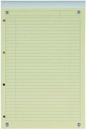 Schrijfblok Oxford A4 lijn geel papier-3