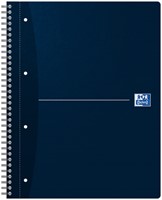 Collegeblok Oxford Essentials spiraal A4+ 90vel 4-gaats lijn ass.-2