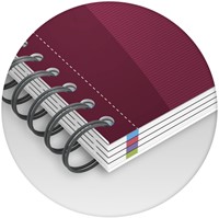 Notitieblok Oxford Essentials A4 lijn met dubbelspiraal-9