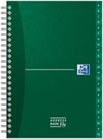 Adresboek Oxford Office Essentials A5 met dubbelspiraal-3