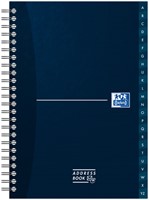 Adresboek Oxford Office Essentials A5 met dubbelspiraal-1