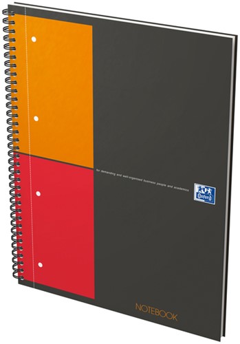 Notitieboek Oxford International dsp 4r. A4 ruit 5mm