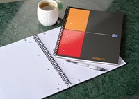 Notitieboek Oxford International dsp 4r. A4 ruit 5mm-5