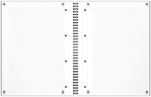 Notitieboek Oxford International dsp 4r. A4 ruit 5mm-3