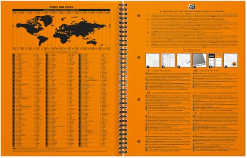 Notitieboek Oxford International dsp 4r. A4 lijn-2