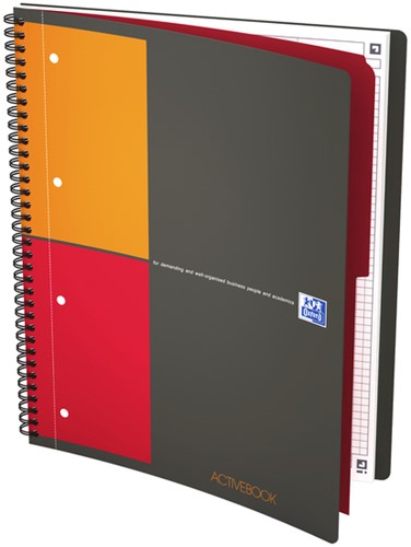 Notitieboek Oxford International dsp 4r. A4 ruit