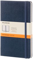 Notitieboek Moleskine large lijn saffierblauw