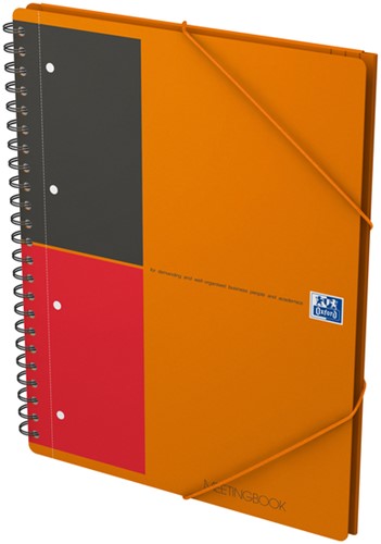 Notitieboek Oxford International dsp 4r. Meetingbook A4 lijn