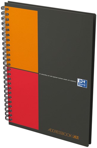 Adresboek Oxford International A5 met alfabet