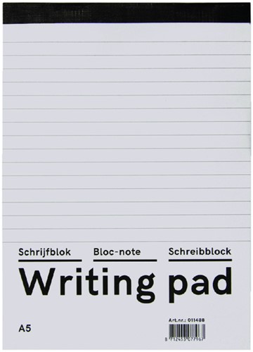 Schrijfblok Budget A5 lijn