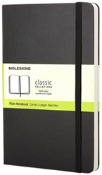Notitieboek Moleskine blanco pocket 90x140mm zwart
