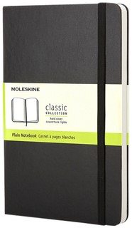 Notitieboek Moleskine blanco pocket 90x140mm zwart