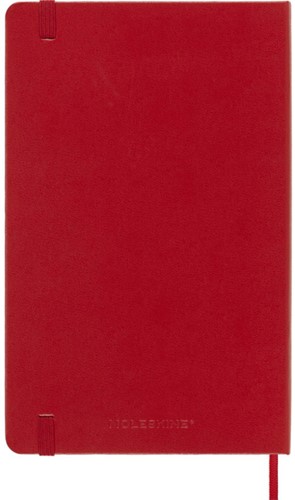 Notitieboek Moleskine blanco large rood 130x210mm-3