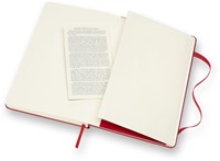 Notitieboek Moleskine blanco large rood 130x210mm-1