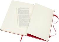 Notitieboek Moleskine blanco large rood 130x210mm-2