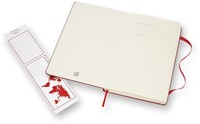 Notitieboek Moleskine blanco large rood 130x210mm-2