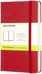 Notitieboek Moleskine blanco pocket rood 90x140mm