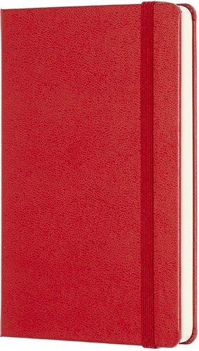 Notitieboek Moleskine blanco pocket rood 90x140mm-2
