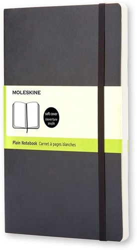 Notitieboek Moleskine blanco pocket zachte kaft 90x140mm