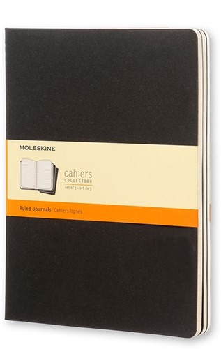 Schrift Cahier lijn XL zwart 190x250mm