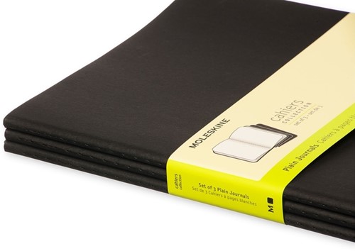 Schrift Cahier blanco XL zwart 190x250mm-2