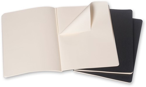 Schrift Cahier blanco XL zwart 190x250mm-3