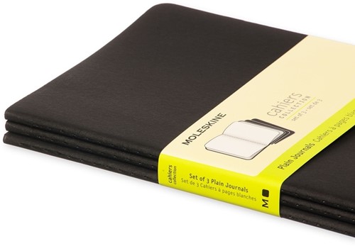 Schrift Cahier blanco large zwart 130x210mm-2