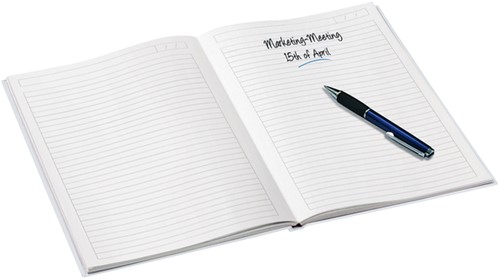 Notitieboek Leitz WOW A4 lijn wit-3