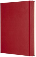 Notitieboek Moleskine XL 190x250mm lijn scarlet rood-2