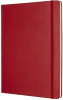 Notitieboek Moleskine XL 190x250mm lijn scarlet rood-2
