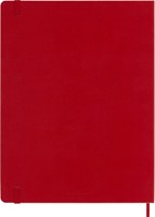 Notitieboek Moleskine XL 190x250mm lijn scarlet rood-3