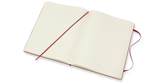 Notitieboek Moleskine XL 190x250mm lijn scarlet rood-3