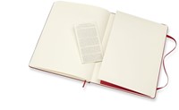 Notitieboek Moleskine XL 190x250mm lijn scarlet rood-1