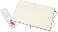 Notitieboek Moleskine XL 190x250mm lijn scarlet rood-2