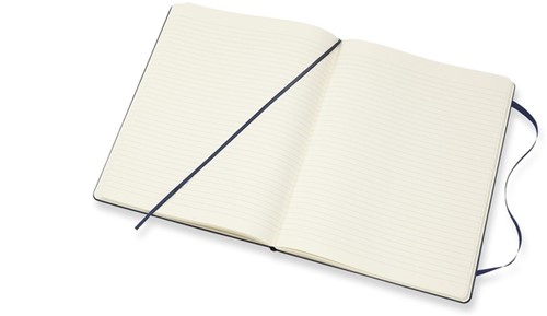 Notitieboek Moleskine XL 190x250mm lijn saffierblauw-3