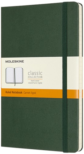 Notitieboek Moleskine L 130x210mm lijn myrtle green