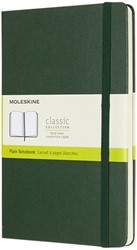 Notitieboek Moleskine L 130x210mm blanco myrtle green