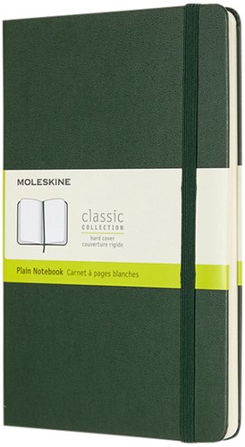 Notitieboek Moleskine L 130x210mm blanco myrtle green