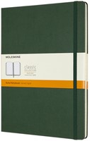 Notitieboek Moleskine XL 190x250mm lijn myrtle green