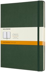 Notitieboek Moleskine XL 190x250mm lijn myrtle green