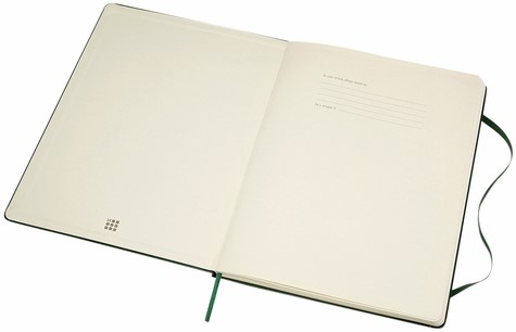 Notitieboek Moleskine XL 190x250mm lijn myrtle green-3